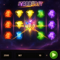 BankonBet - Starburst Slot - Online Casino Game